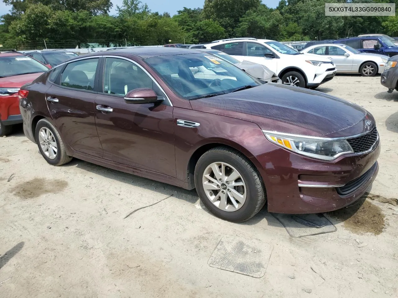 5XXGT4L33GG090840 2016 Kia Optima Lx