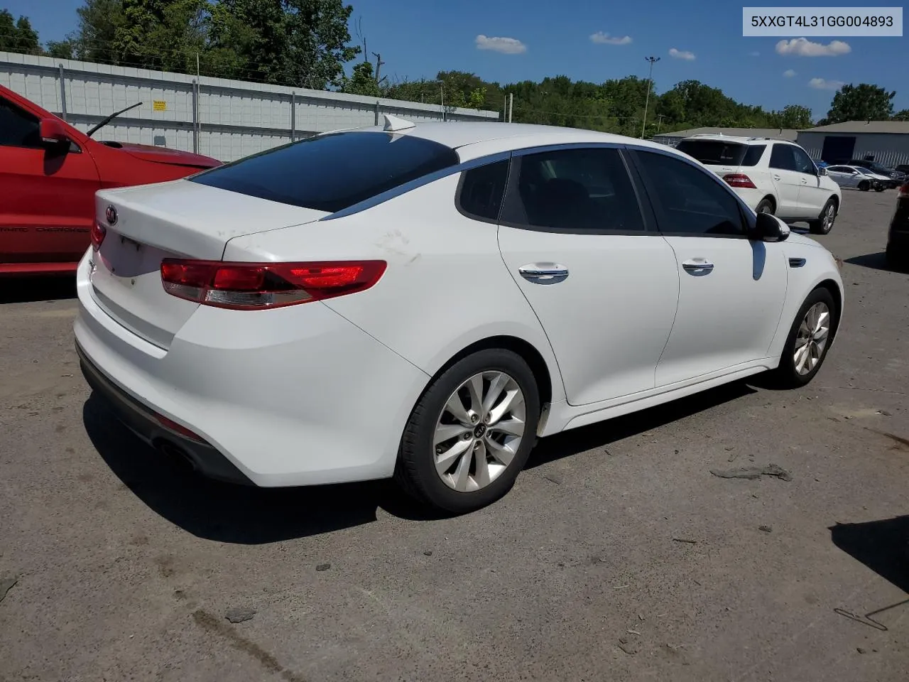 2016 Kia Optima Lx VIN: 5XXGT4L31GG004893 Lot: 68512634