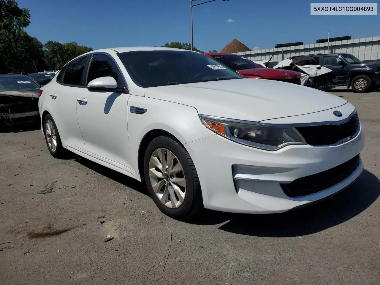 2016 Kia Optima Lx VIN: 5XXGT4L31GG004893 Lot: 68512634