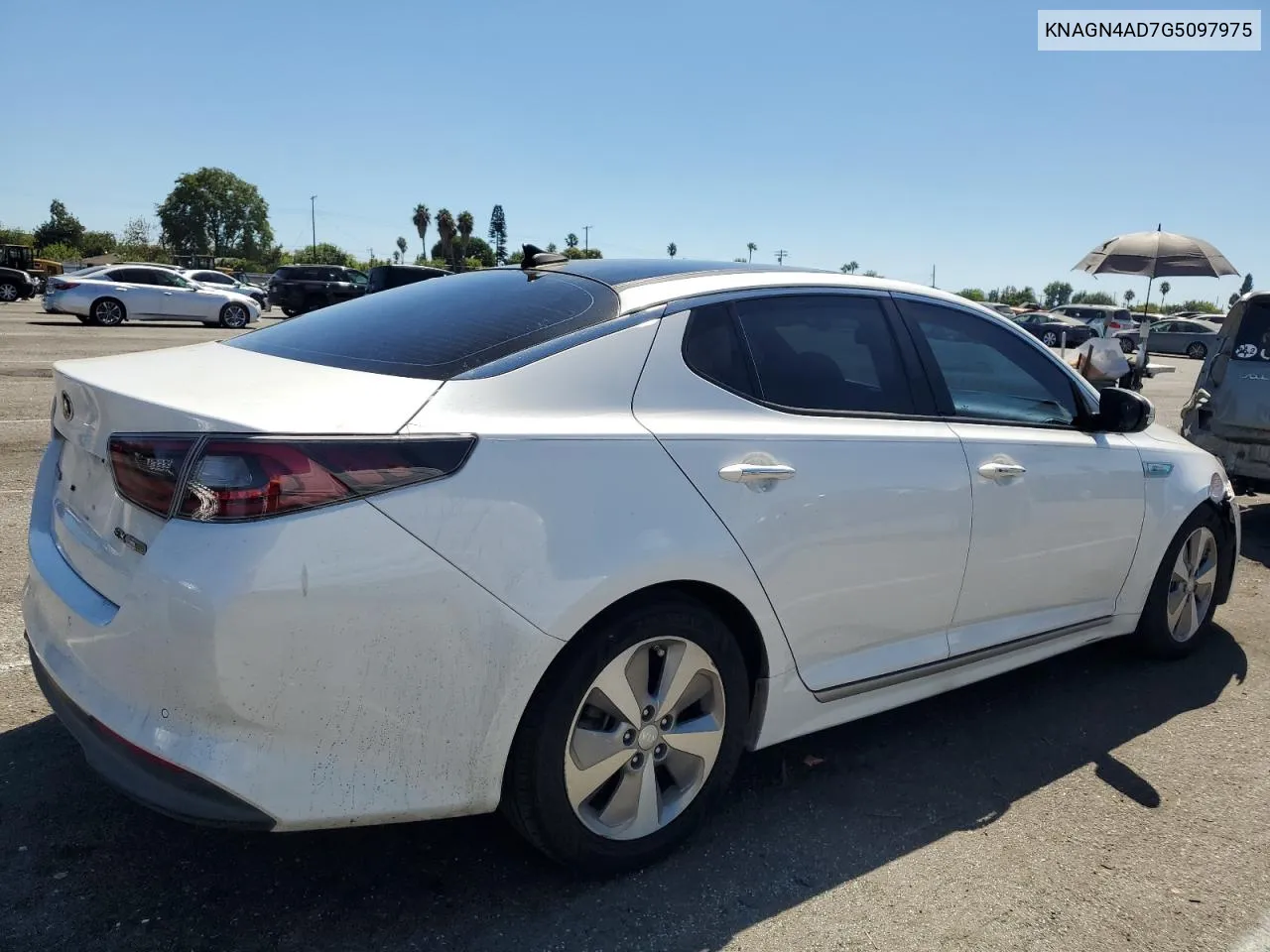 2016 Kia Optima Hybrid VIN: KNAGN4AD7G5097975 Lot: 68545594