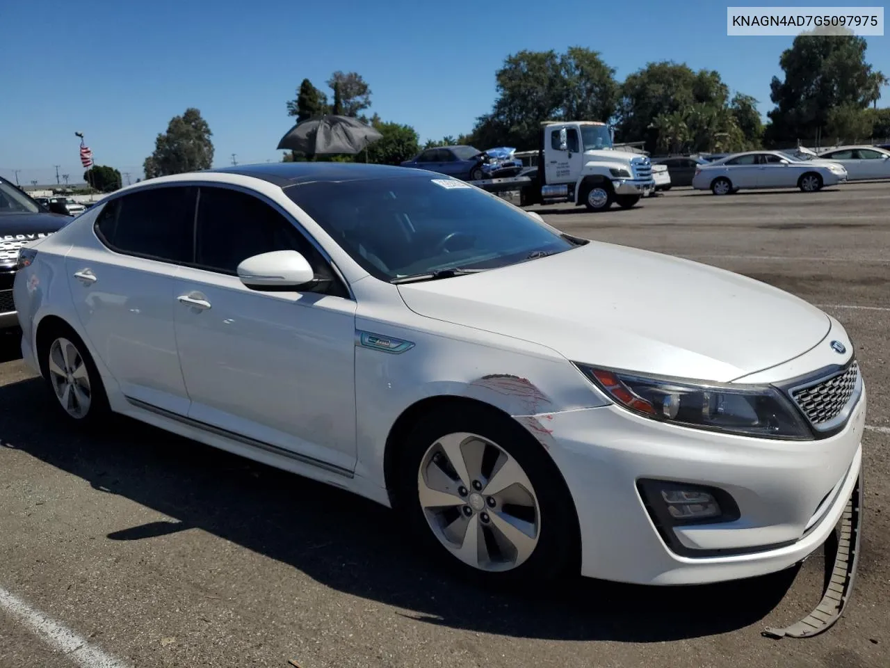 KNAGN4AD7G5097975 2016 Kia Optima Hybrid