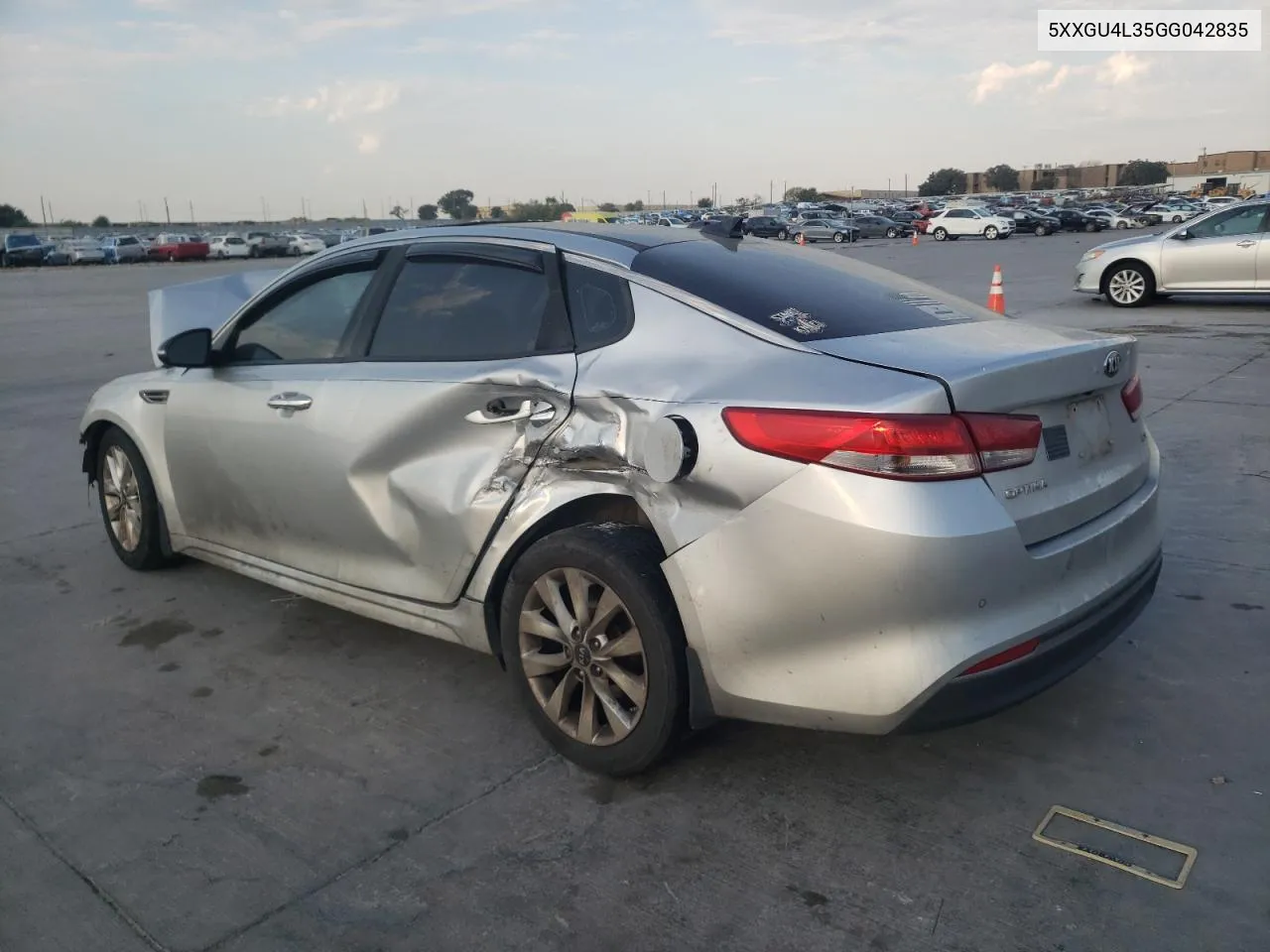 5XXGU4L35GG042835 2016 Kia Optima Ex