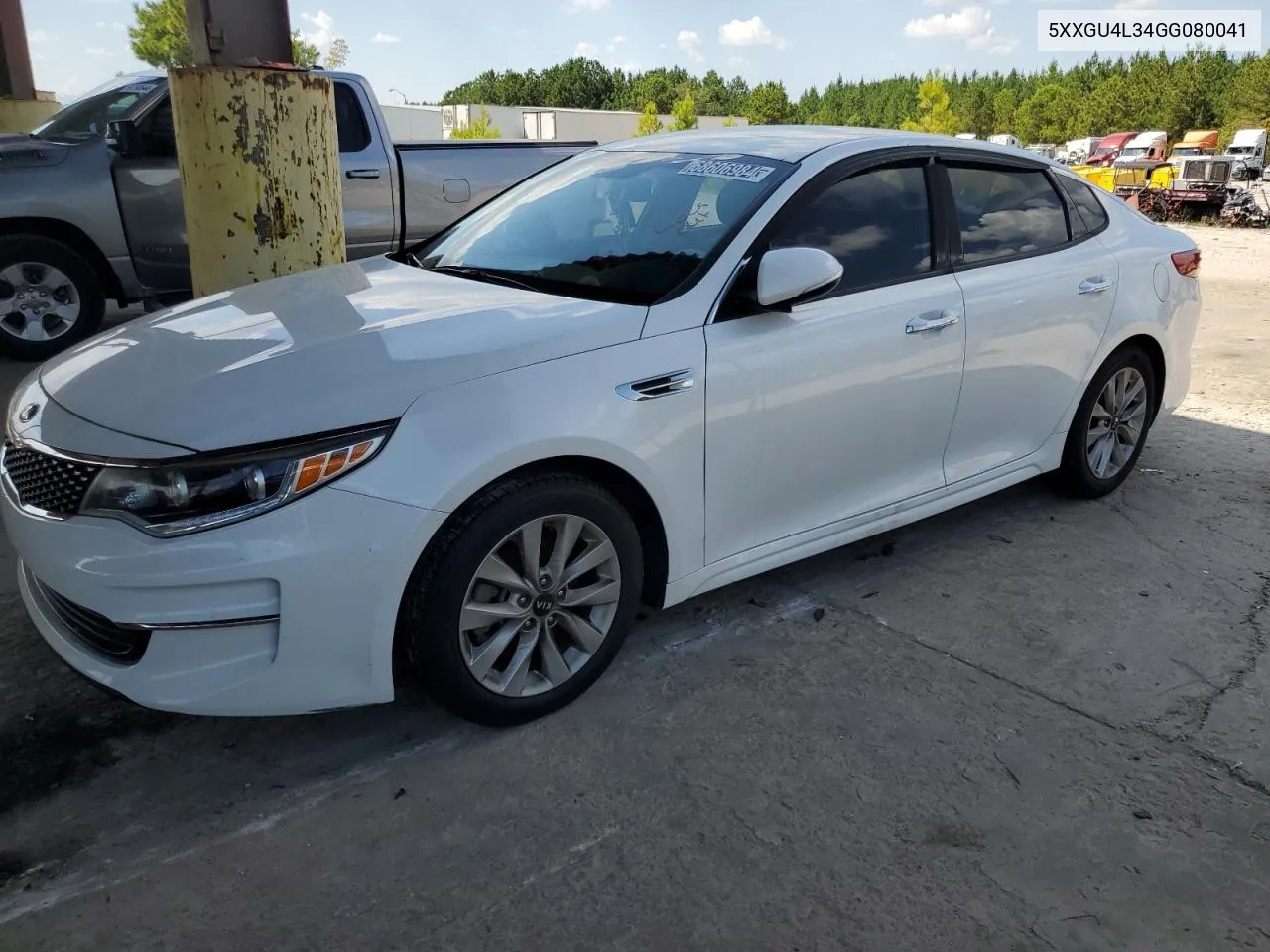 2016 Kia Optima Ex VIN: 5XXGU4L34GG080041 Lot: 68606984