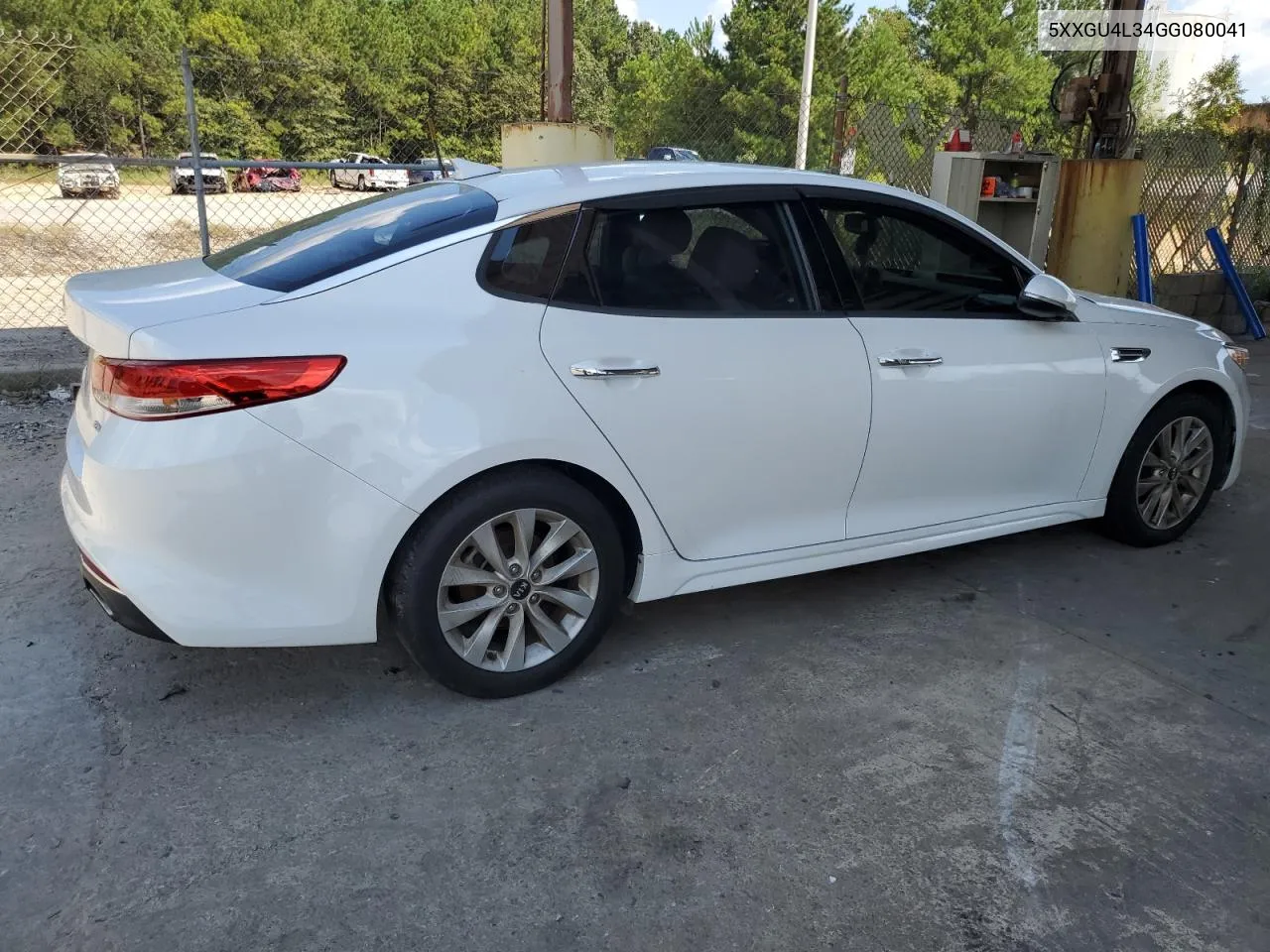 2016 Kia Optima Ex VIN: 5XXGU4L34GG080041 Lot: 68606984