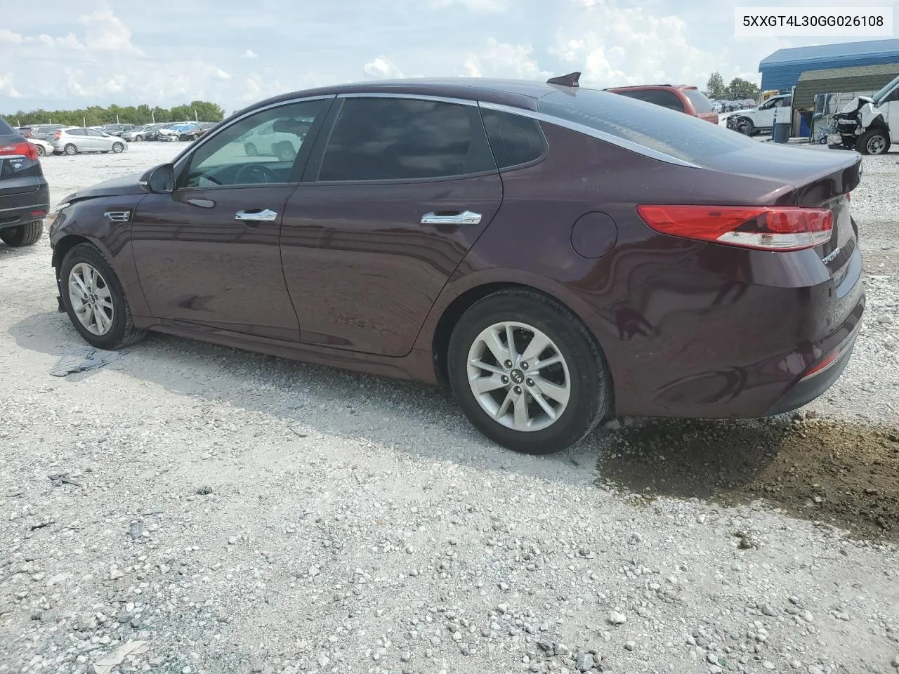 2016 Kia Optima Lx VIN: 5XXGT4L30GG026108 Lot: 68689334