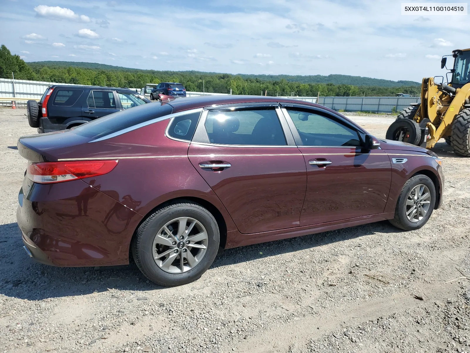 2016 Kia Optima Lx VIN: 5XXGT4L11GG104510 Lot: 68868164