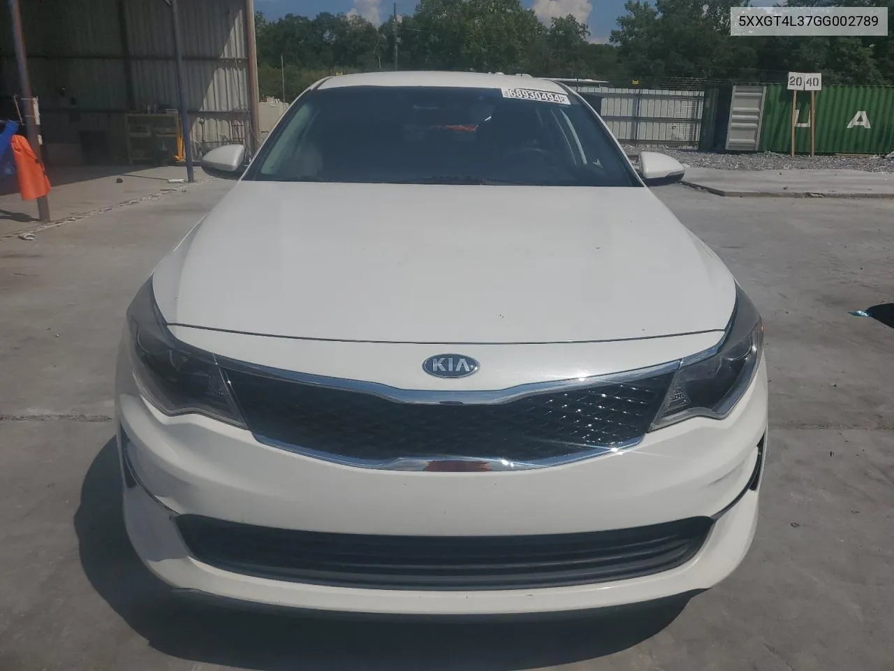 2016 Kia Optima Lx VIN: 5XXGT4L37GG002789 Lot: 68930494