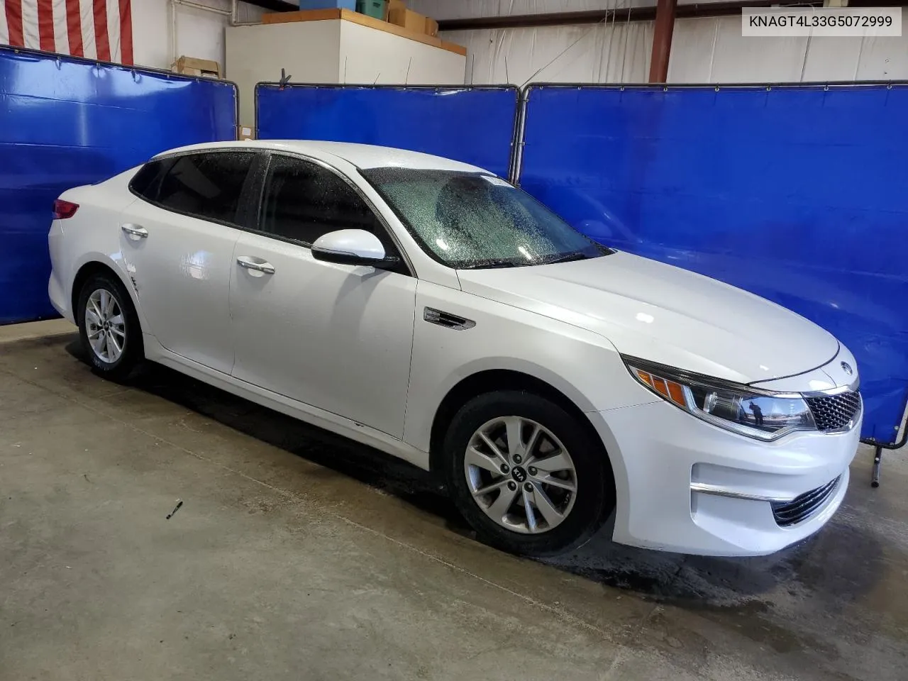 2016 Kia Optima Lx VIN: KNAGT4L33G5072999 Lot: 68948324