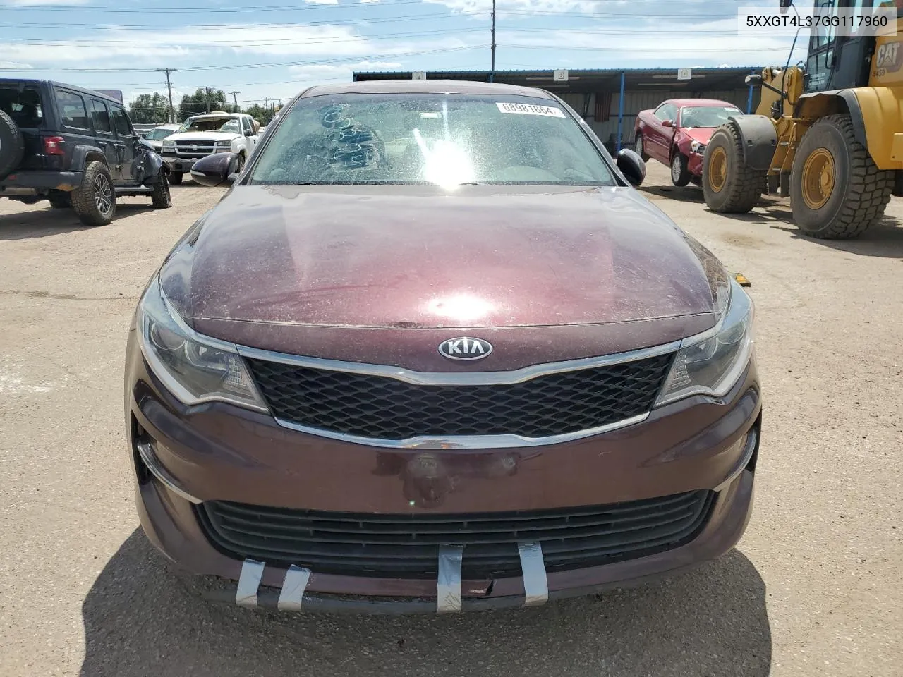 2016 Kia Optima Lx VIN: 5XXGT4L37GG117960 Lot: 68981864