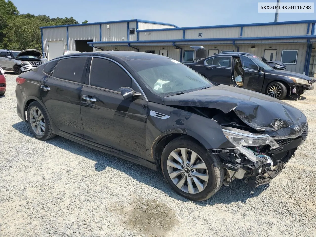 2016 Kia Optima Ex VIN: 5XXGU4L3XGG116783 Lot: 69183254