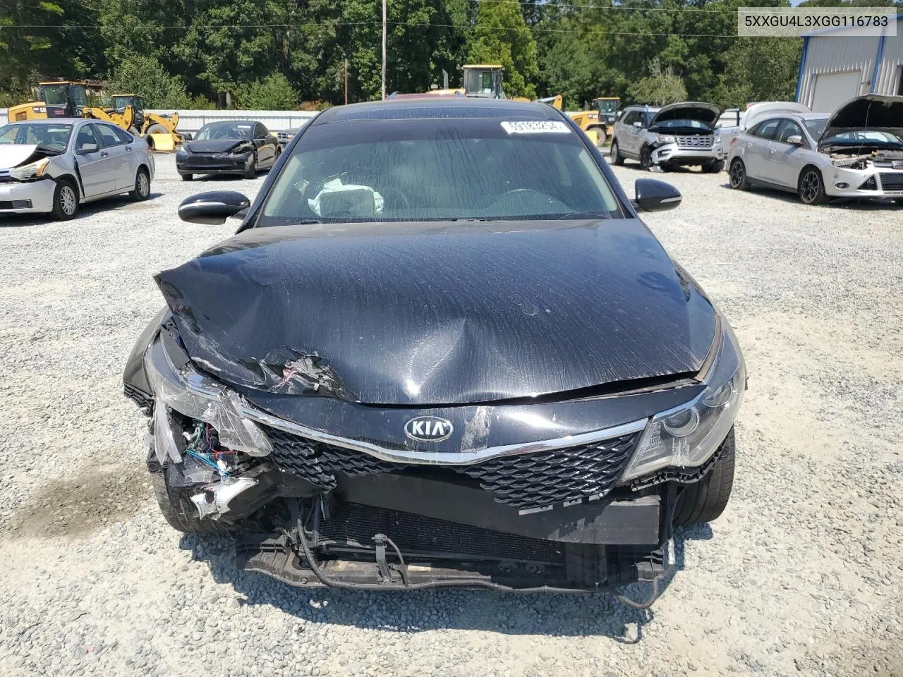 2016 Kia Optima Ex VIN: 5XXGU4L3XGG116783 Lot: 69183254