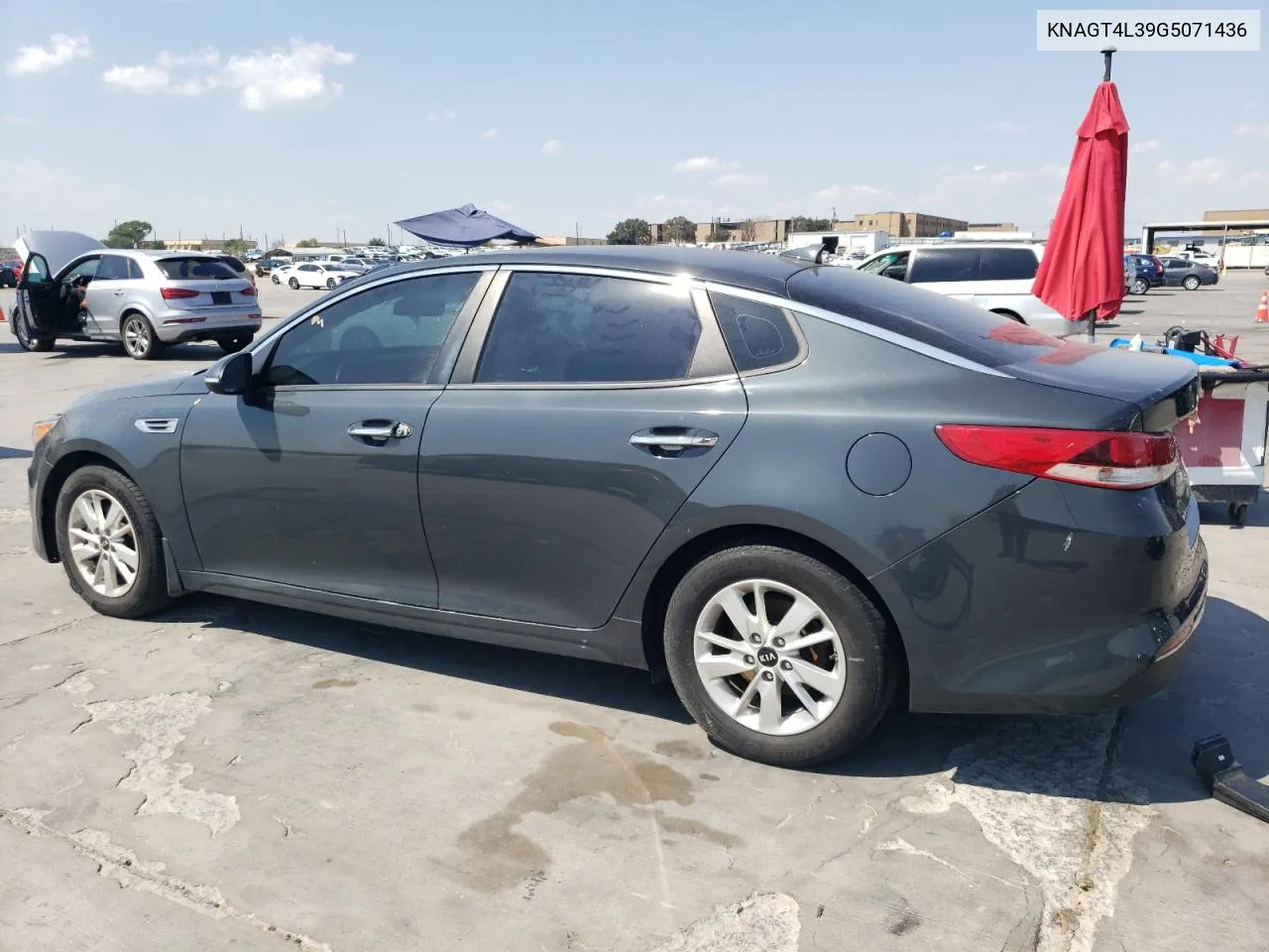 2016 Kia Optima Lx VIN: KNAGT4L39G5071436 Lot: 69209864