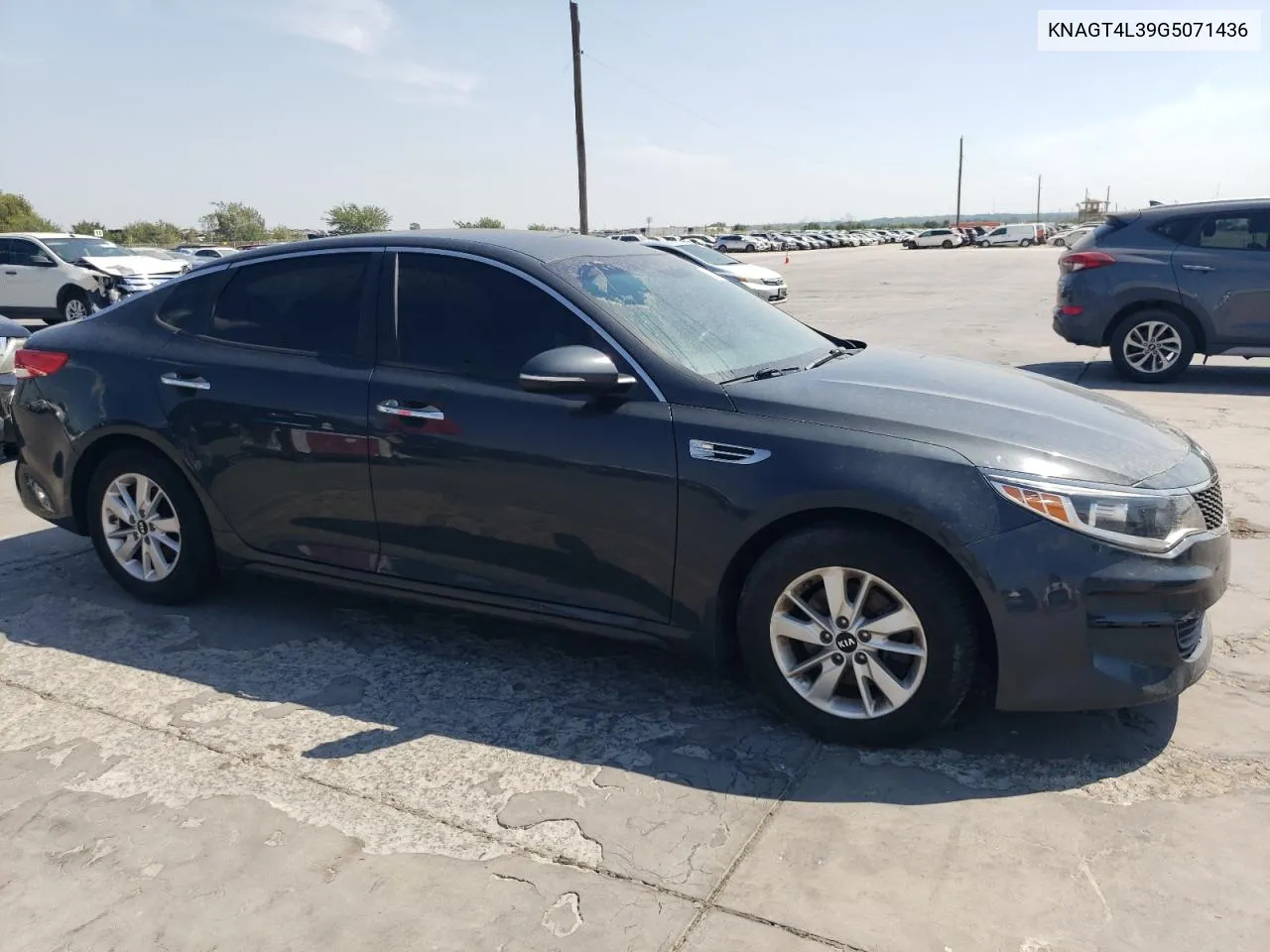 2016 Kia Optima Lx VIN: KNAGT4L39G5071436 Lot: 69209864