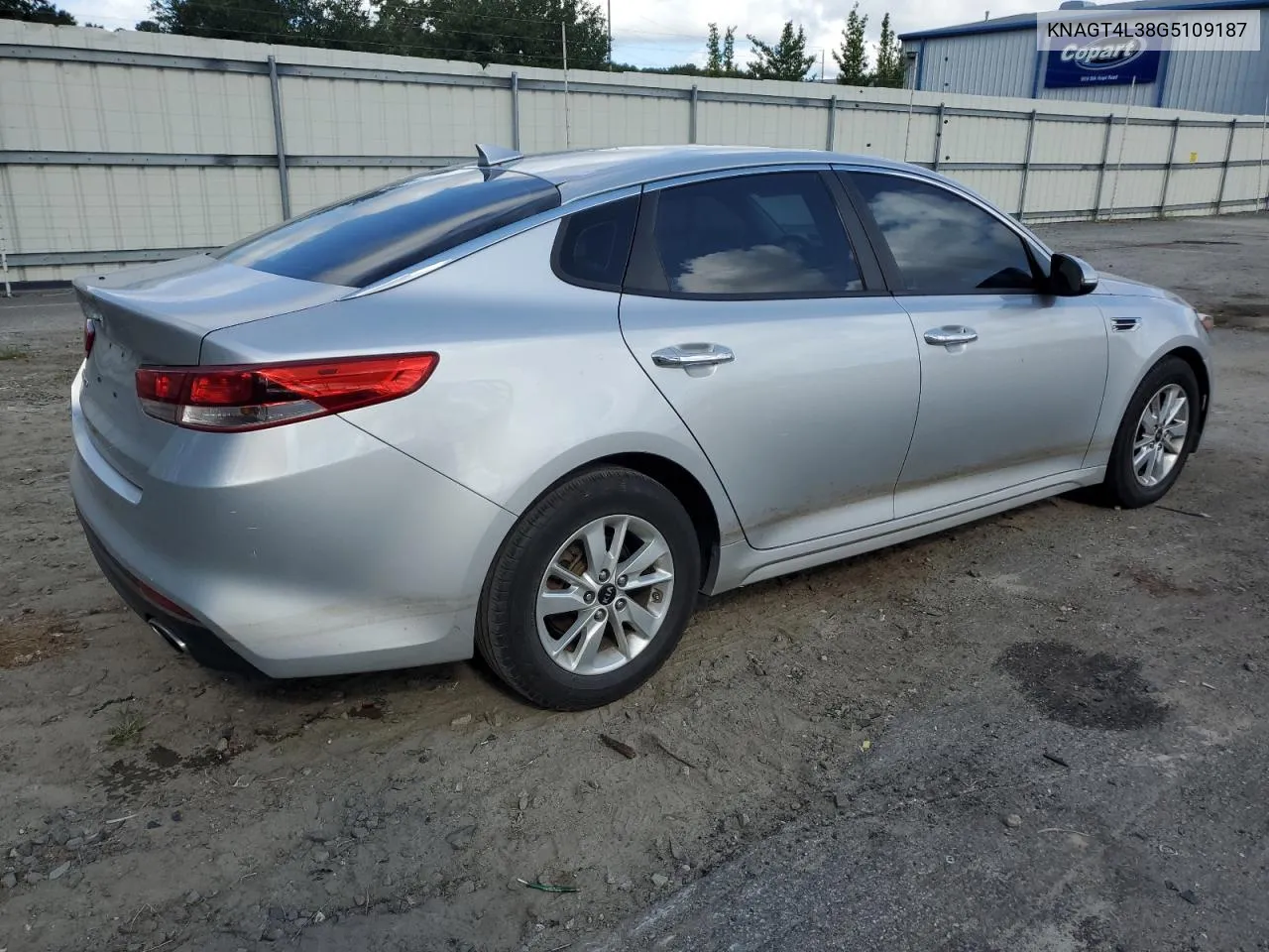 2016 Kia Optima Lx VIN: KNAGT4L38G5109187 Lot: 69468224