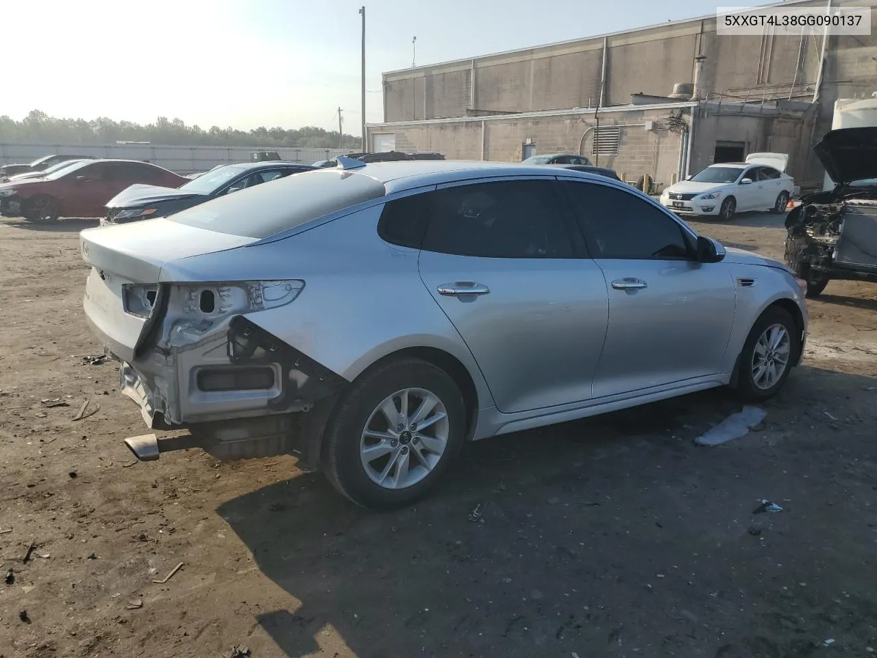 5XXGT4L38GG090137 2016 Kia Optima Lx