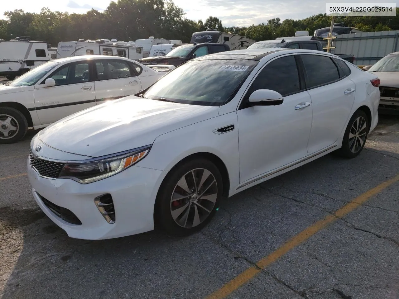 5XXGV4L22GG029514 2016 Kia Optima Sxl