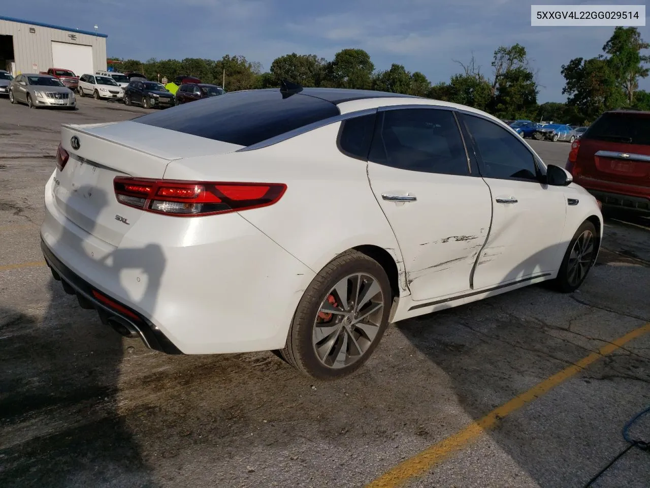 5XXGV4L22GG029514 2016 Kia Optima Sxl