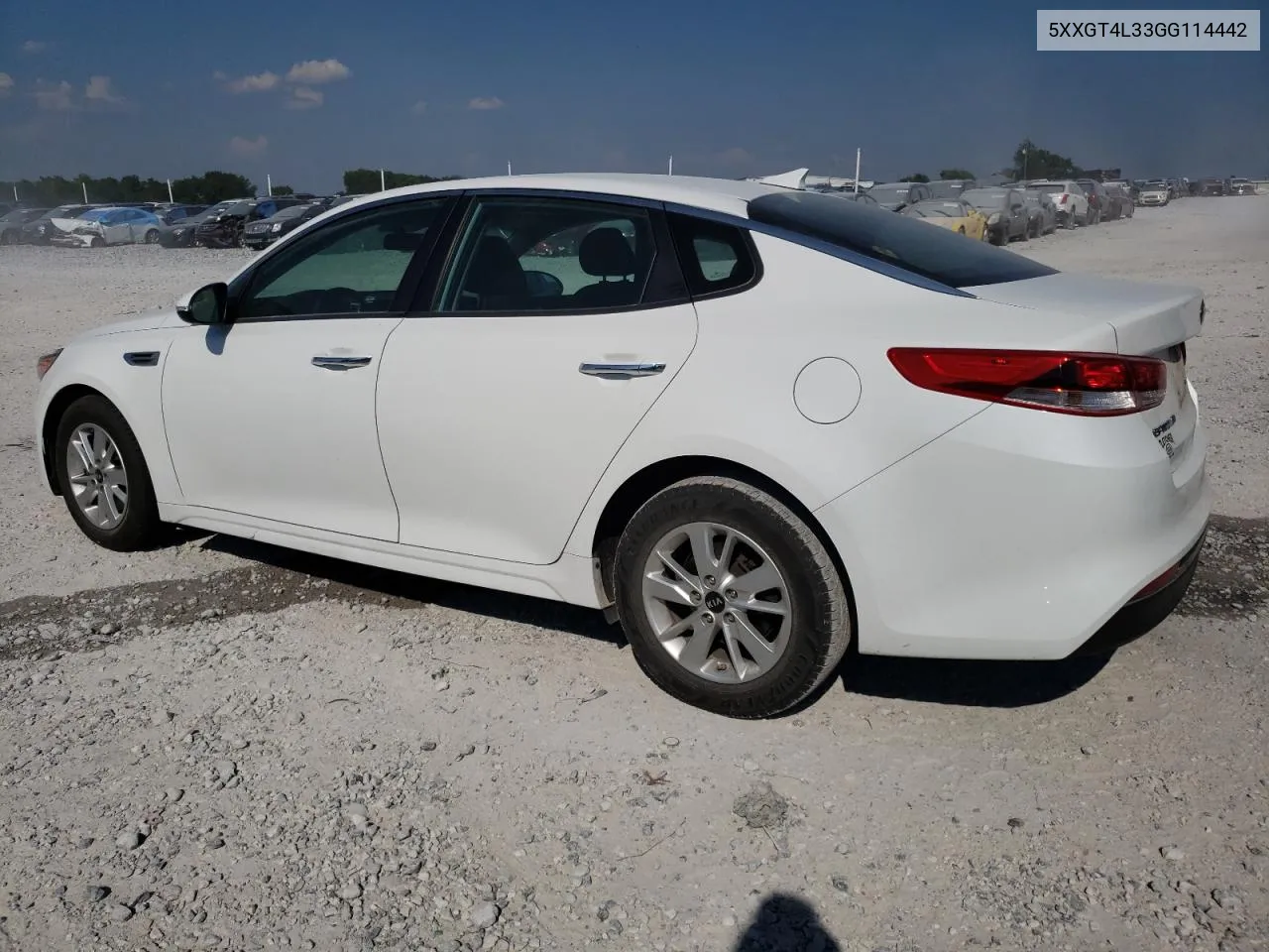 2016 Kia Optima Lx VIN: 5XXGT4L33GG114442 Lot: 69589134