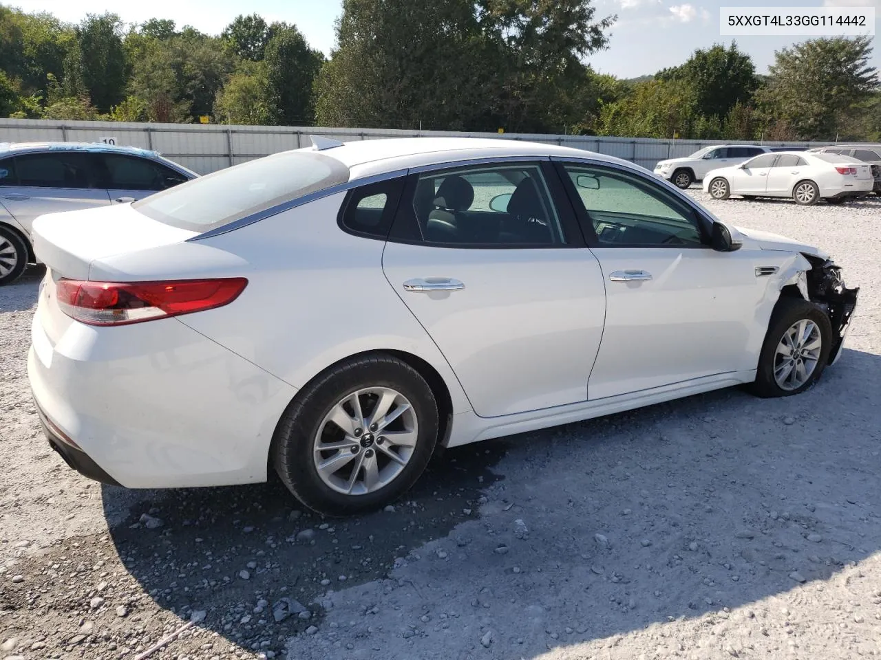 2016 Kia Optima Lx VIN: 5XXGT4L33GG114442 Lot: 69589134