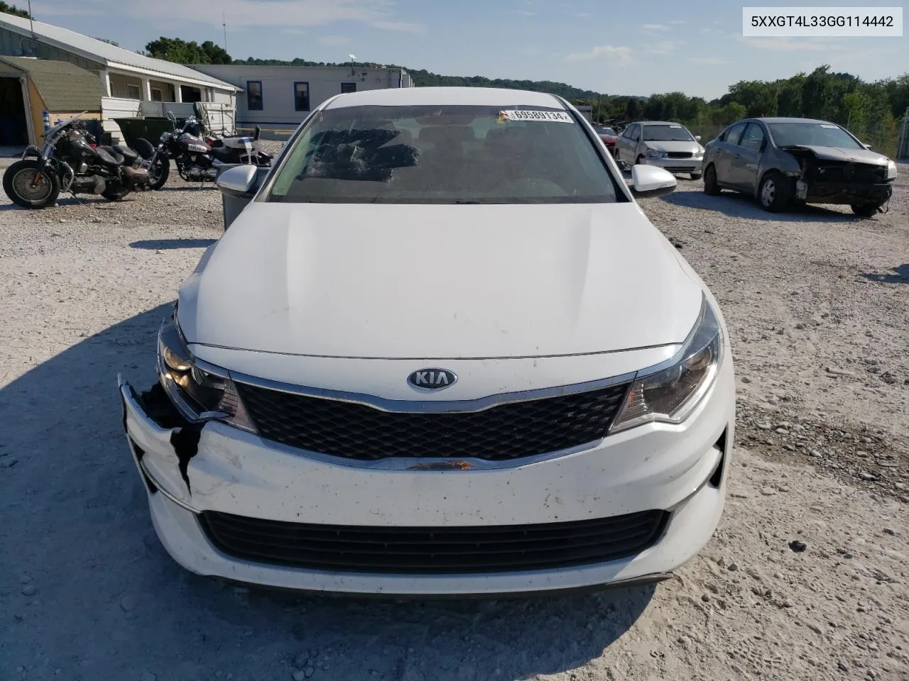 5XXGT4L33GG114442 2016 Kia Optima Lx