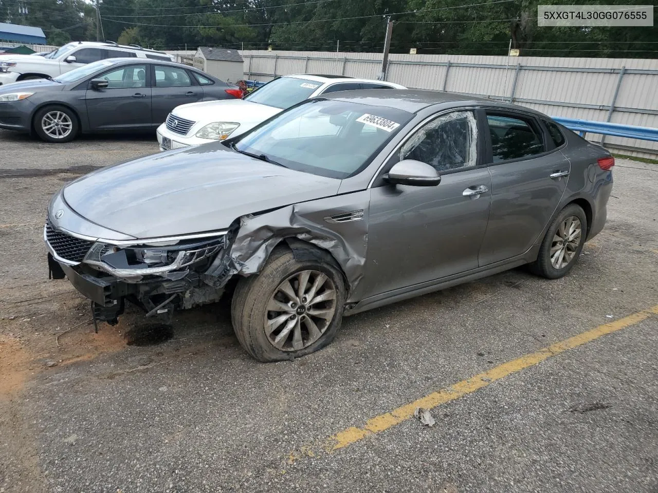 5XXGT4L30GG076555 2016 Kia Optima Lx