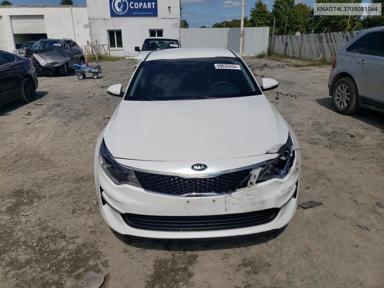 KNAGT4L37G5081964 2016 Kia Optima Lx