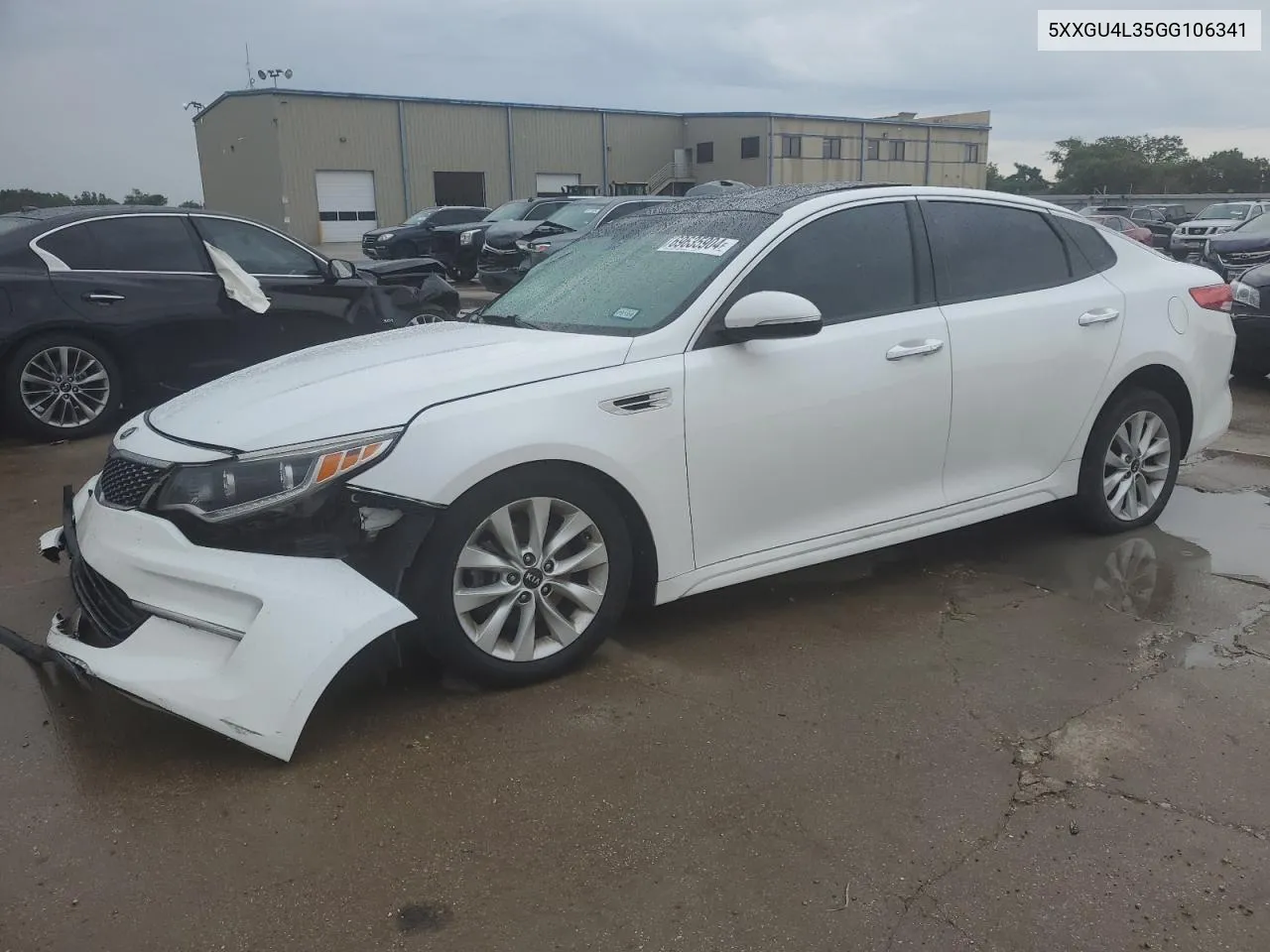 2016 Kia Optima Ex VIN: 5XXGU4L35GG106341 Lot: 69635904