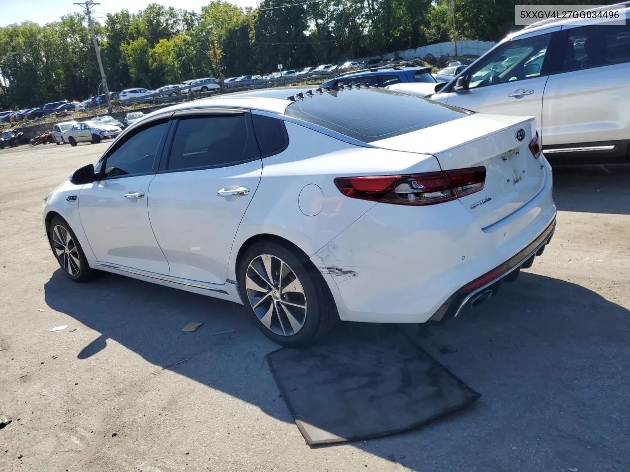 2016 Kia Optima Sxl VIN: 5XXGV4L27GG034496 Lot: 69672694