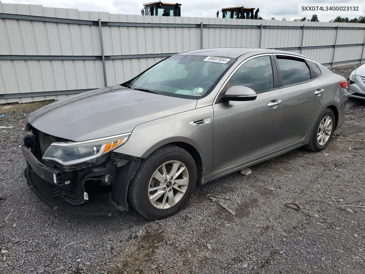 5XXGT4L34GG023132 2016 Kia Optima Lx