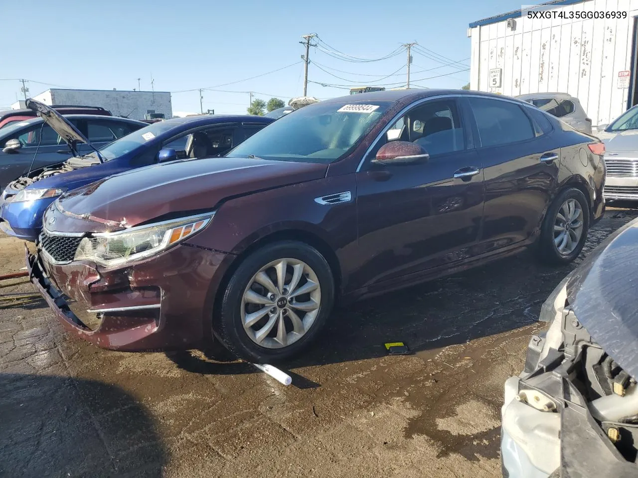 5XXGT4L35GG036939 2016 Kia Optima Lx