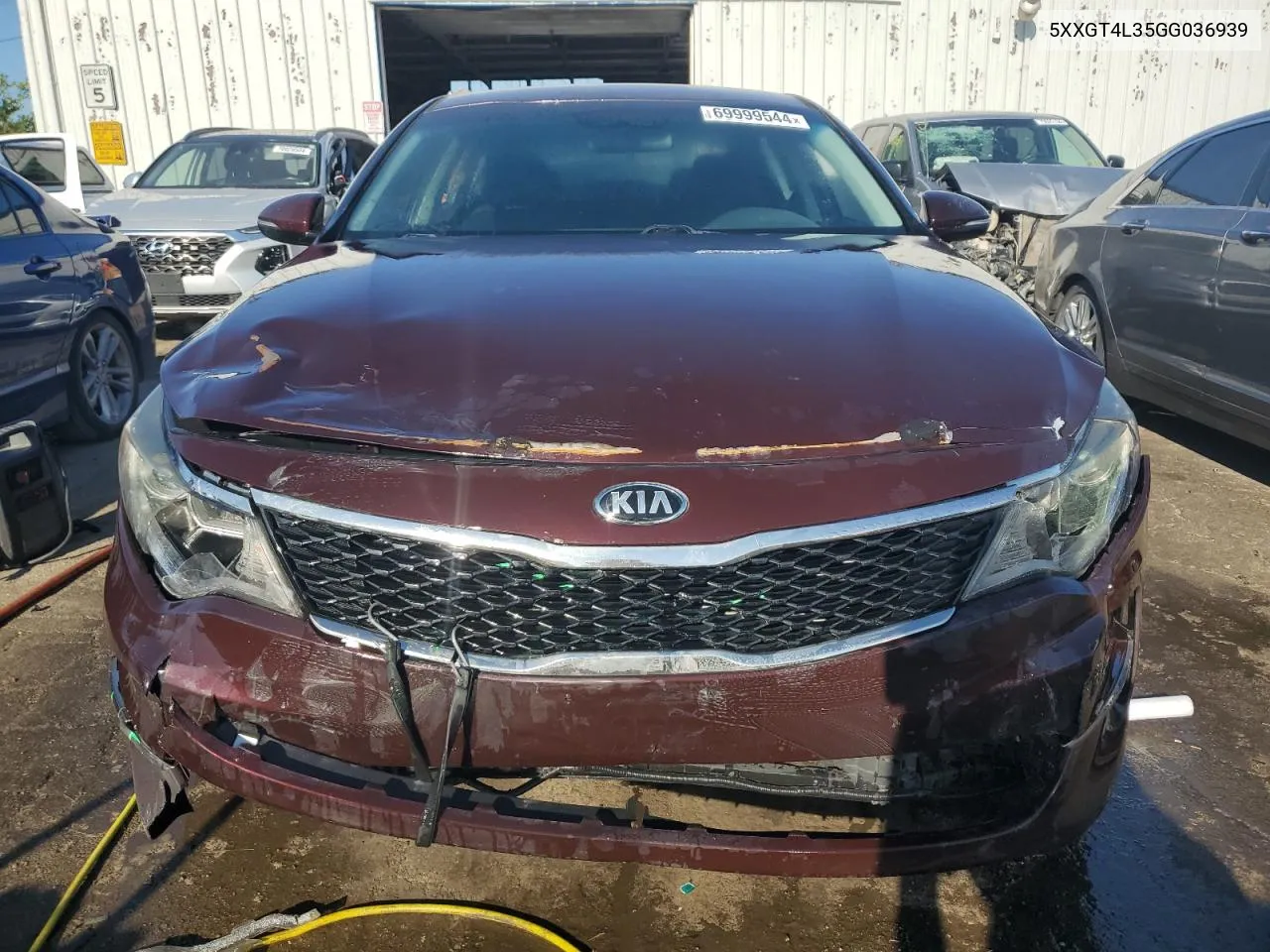 2016 Kia Optima Lx VIN: 5XXGT4L35GG036939 Lot: 69999544