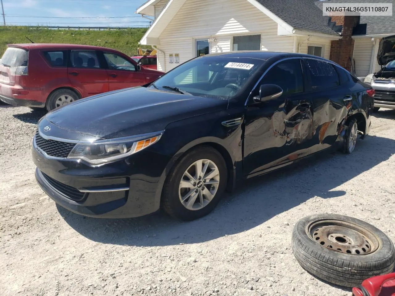 KNAGT4L36G5110807 2016 Kia Optima Lx