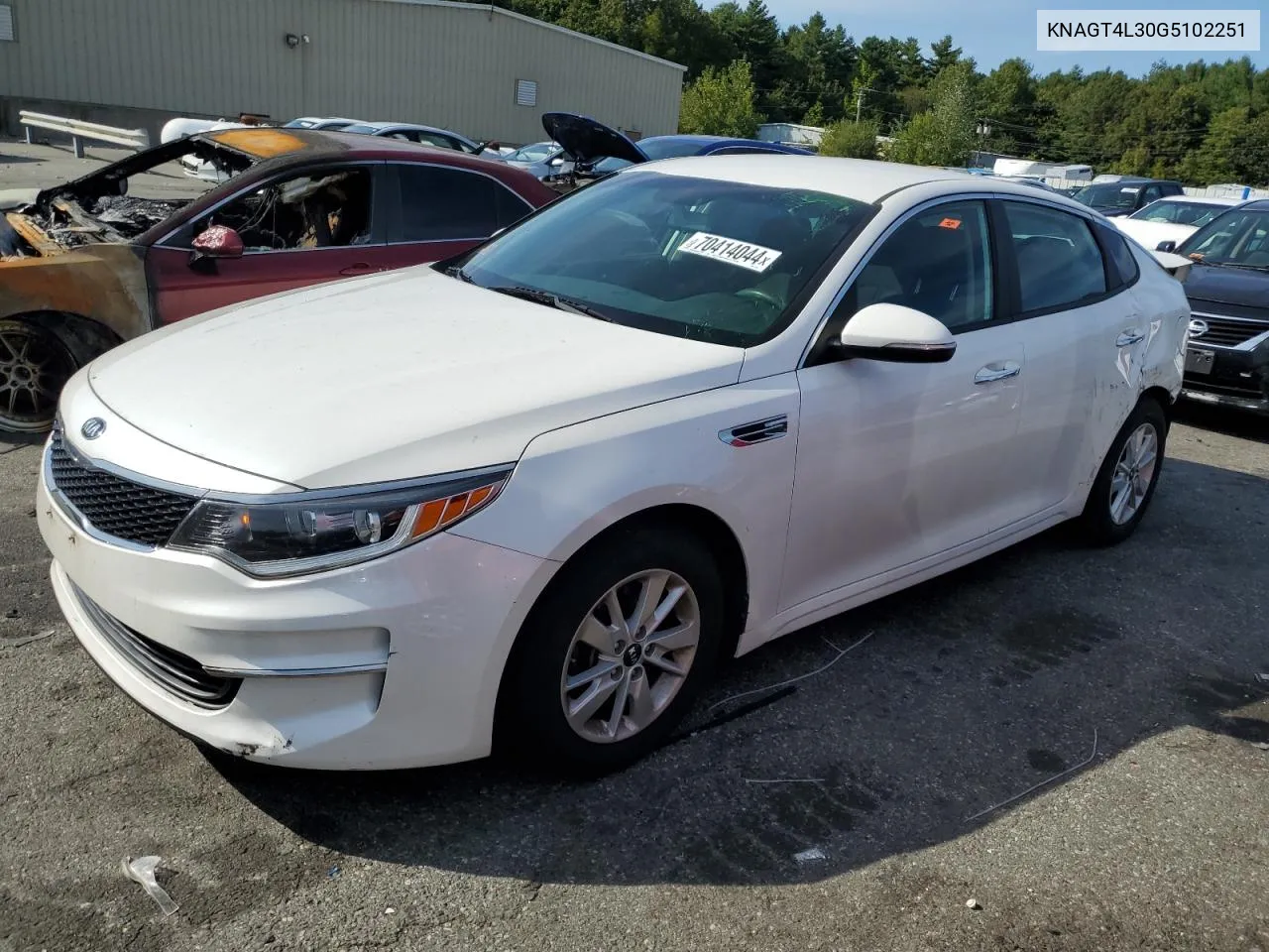 KNAGT4L30G5102251 2016 Kia Optima Lx