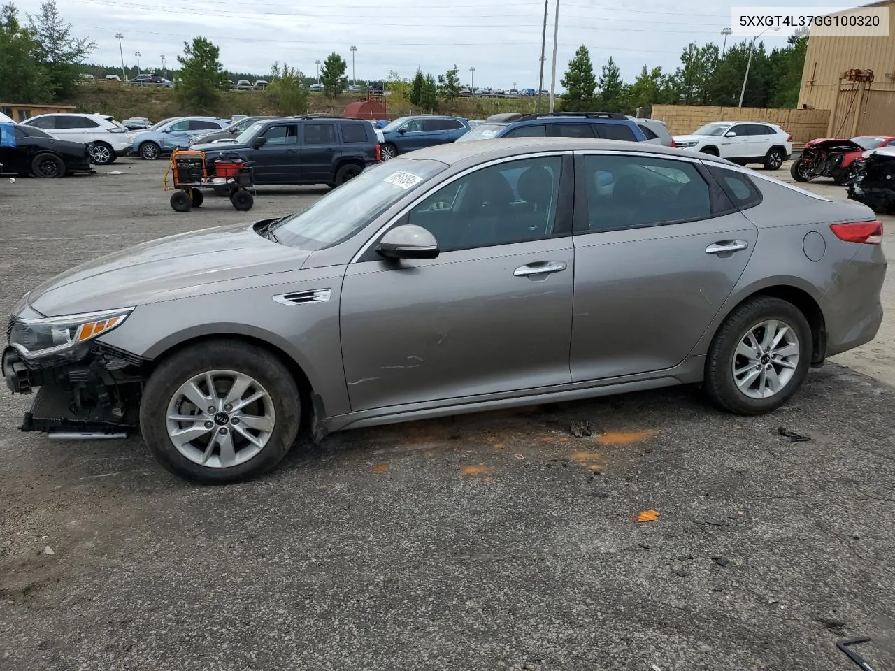 5XXGT4L37GG100320 2016 Kia Optima Lx