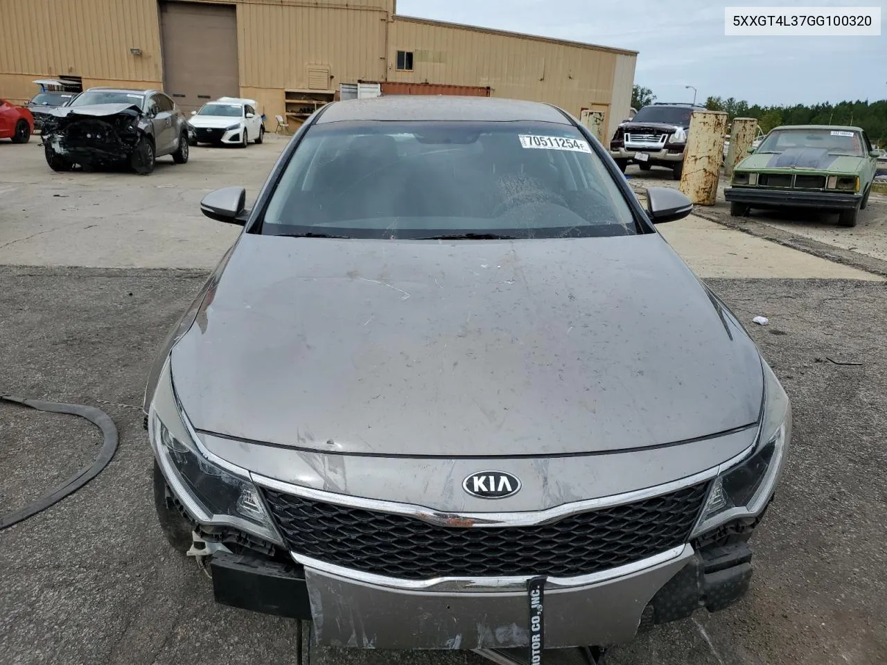 2016 Kia Optima Lx VIN: 5XXGT4L37GG100320 Lot: 70511254