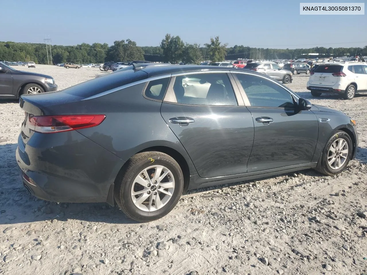 KNAGT4L30G5081370 2016 Kia Optima Lx