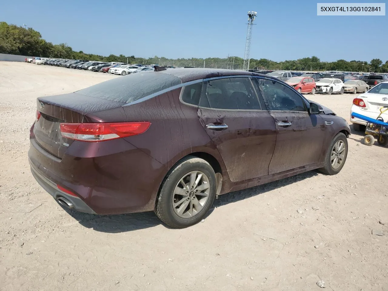 2016 Kia Optima Lx VIN: 5XXGT4L13GG102841 Lot: 70530544