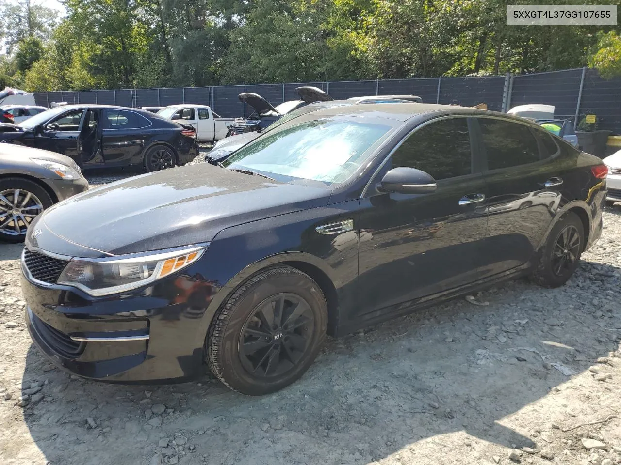 5XXGT4L37GG107655 2016 Kia Optima Lx