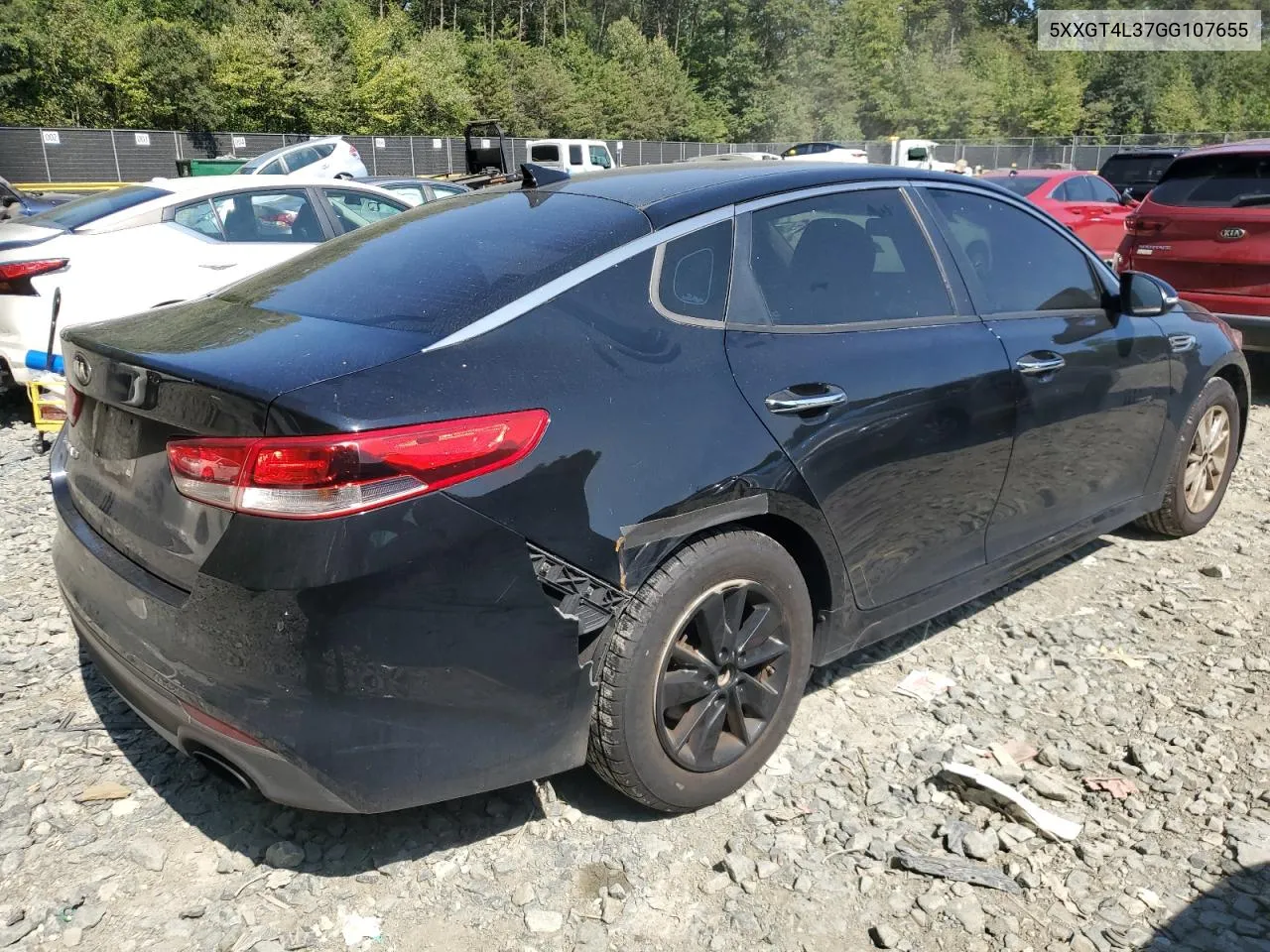 5XXGT4L37GG107655 2016 Kia Optima Lx