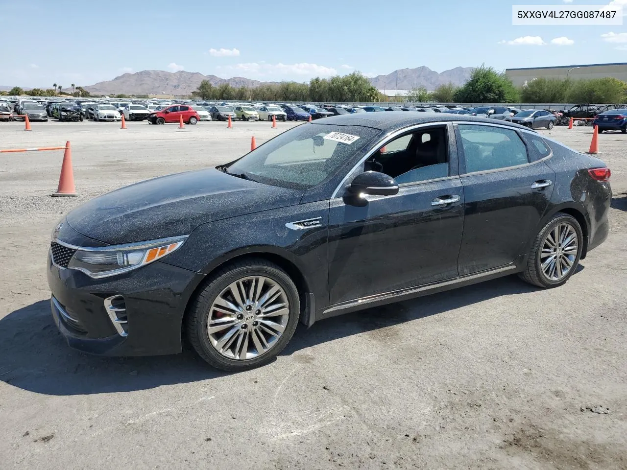 2016 Kia Optima Sxl VIN: 5XXGV4L27GG087487 Lot: 70724164