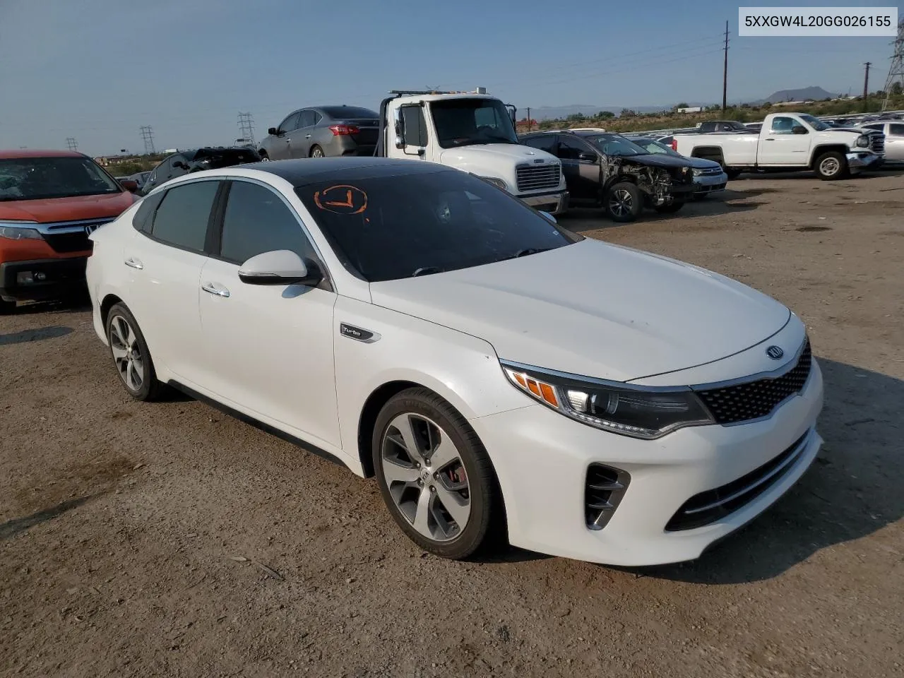 5XXGW4L20GG026155 2016 Kia Optima Sx