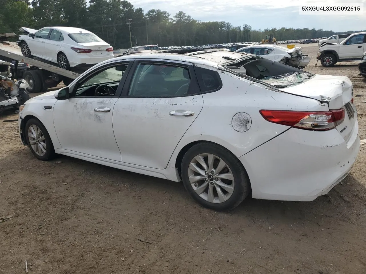 2016 Kia Optima Ex VIN: 5XXGU4L3XGG092615 Lot: 70857294