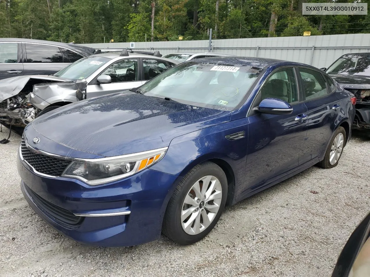 5XXGT4L39GG010912 2016 Kia Optima Lx