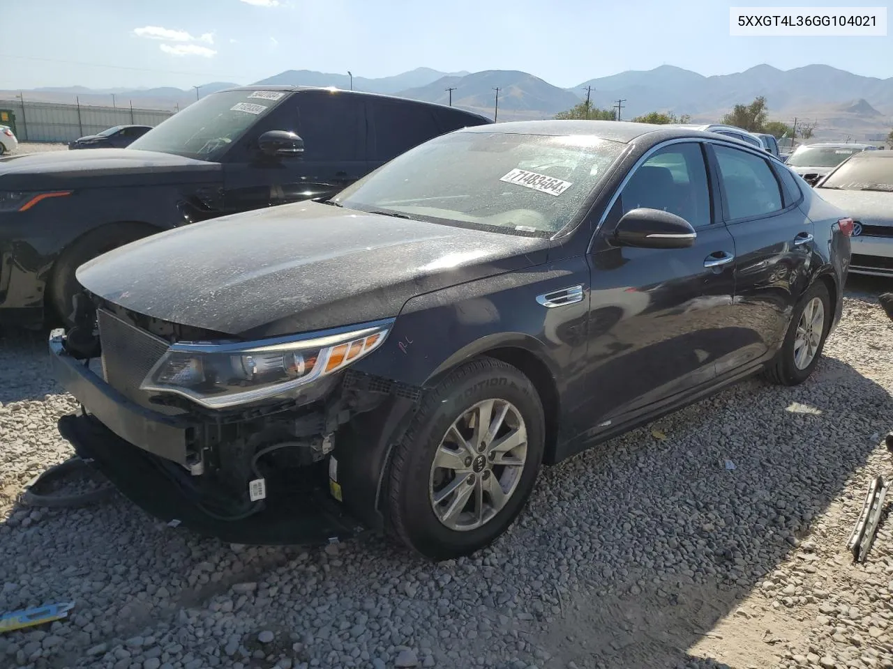 2016 Kia Optima Lx VIN: 5XXGT4L36GG104021 Lot: 71483464