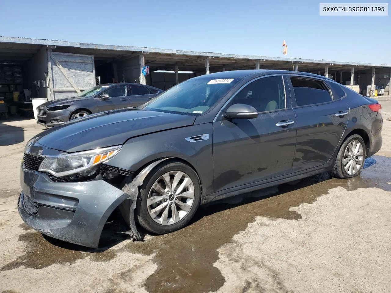 2016 Kia Optima Lx VIN: 5XXGT4L39GG011395 Lot: 71493374