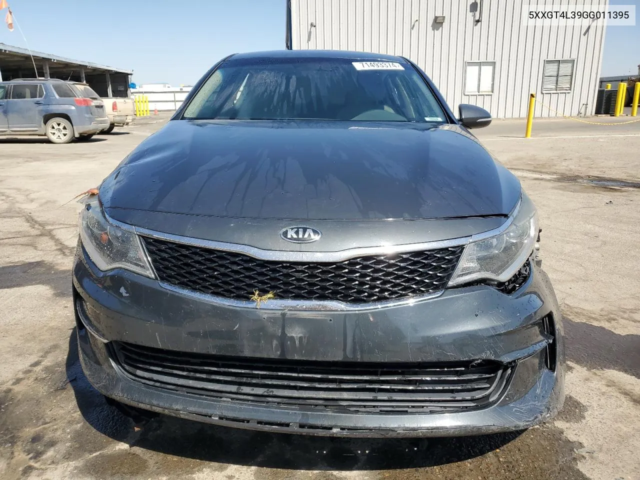 5XXGT4L39GG011395 2016 Kia Optima Lx