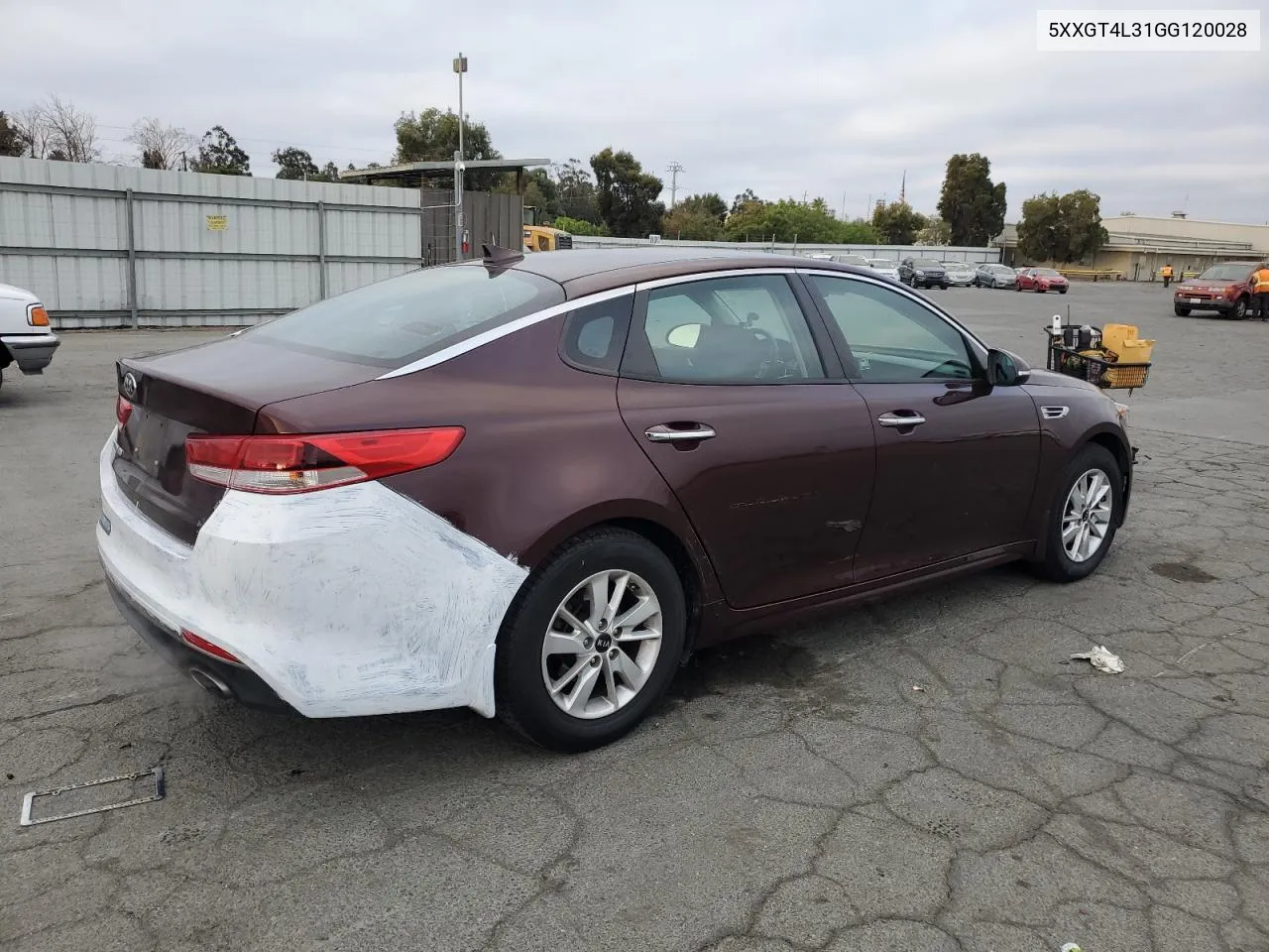 2016 Kia Optima Lx VIN: 5XXGT4L31GG120028 Lot: 71498224