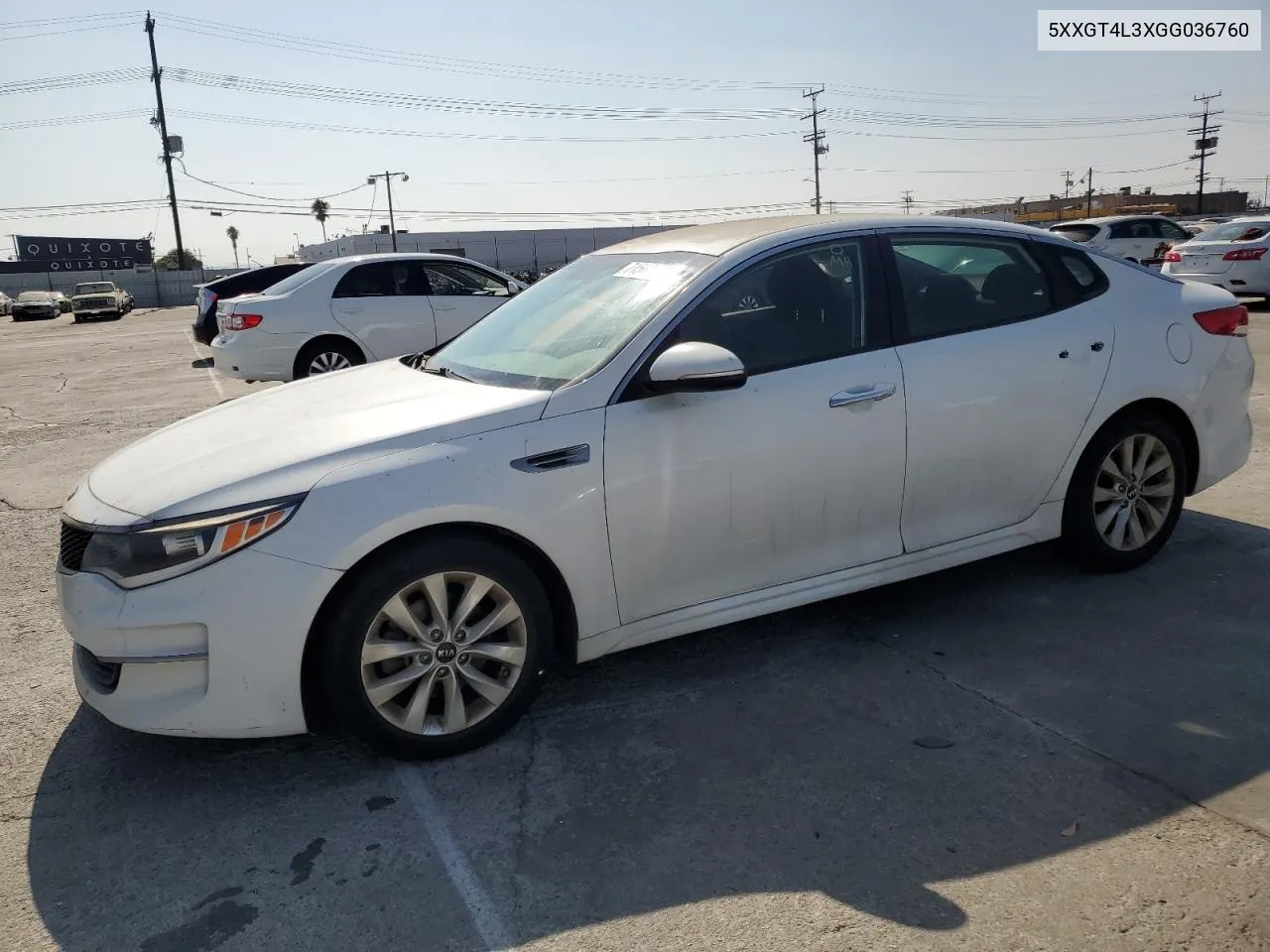 5XXGT4L3XGG036760 2016 Kia Optima Lx