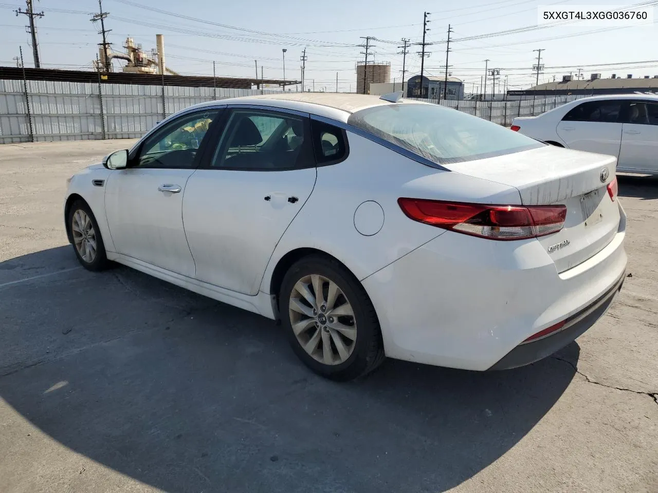 2016 Kia Optima Lx VIN: 5XXGT4L3XGG036760 Lot: 71502094