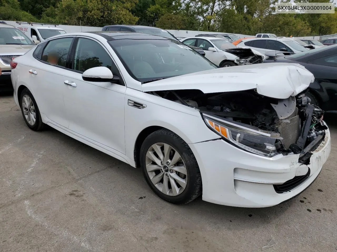 5XXGU4L3XGG001004 2016 Kia Optima Ex